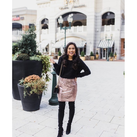 esmara by Heidi Klum Dresses & Skirts - esmara by Heidi Klum Gold Sequin Mini Skirt